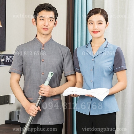 Mẫu đồng phục buồng phòng khách sạn đẹp tinh tế, thiết kế đa dạng, HOT nhất