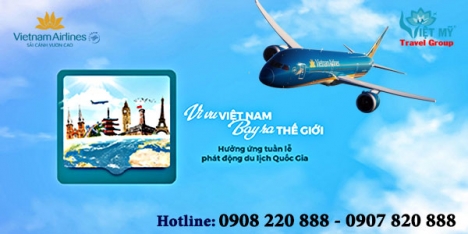 VNA ưu đãi vé máy bay Quốc tế chỉ từ 49USD