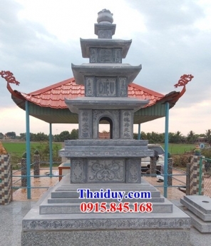 530 mộ tháp đẹp vĩnh long - tháp mộ bằng đá