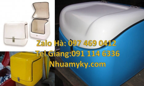 Thùng hàng giữ nhiệt, Thùng giao Cà phê, thùng giao Thực phẩm, Thùng giao hàng 62x52x62 cm, Th