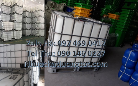 thùng nhựa ibc 1000l, Tank nhựa 1000L giá sỉ, bồn nhựa ibc, nơi bán Bồn 1000L,  Bồn ibc 1000l đựng c