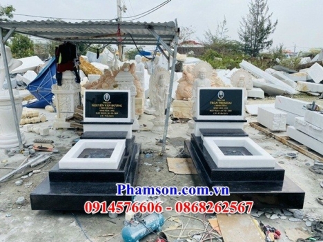 046 lăng mộ đẹp bắc kạn - mộ tam cấp bằng đá nguyên khối