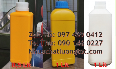 Chai nhựa 1 lít, Chai 500ml hdpe, Sỉ lẻ chai hdpe 1l, Chai giá rẻ, Chai 1l miệng nhỏ, Chai 1 lít trò