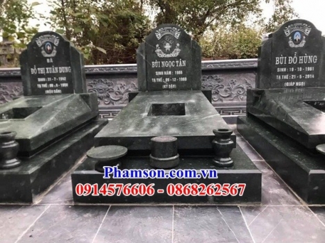046 lăng mộ đẹp bắc kạn - mộ tam cấp bằng đá nguyên khối