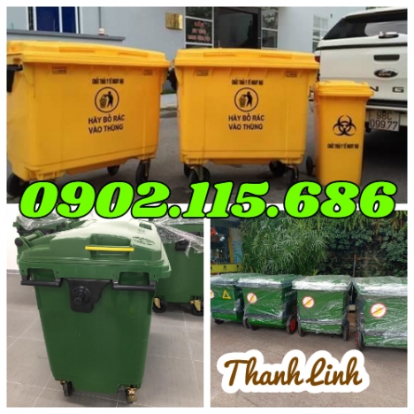 Thùng rác 660 lít, thùng rác công nghiệp, thùng đựng rác , thùng rác công cộng, thùng rác 660 lít, t