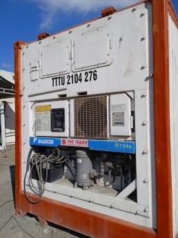 Kho lạnh trữ đông dài tới 48feet máy tốt