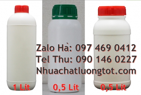 Chai nhựa 1 lít, Chai 500ml hdpe, Sỉ lẻ chai hdpe 1l, Chai giá rẻ, Chai 1l miệng nhỏ, Chai 1 lít trò