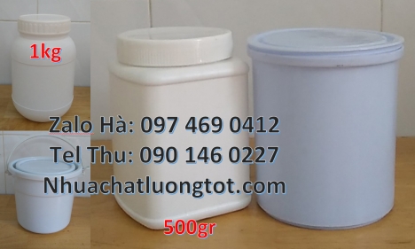 Hũ 1kg vặn, Hũ giá rẻ, Hũ nhựa hdpe 500gr đựng hóa chất hũ 1kg đựng bột mới 100%, Hủ nhựa 200gr 250
