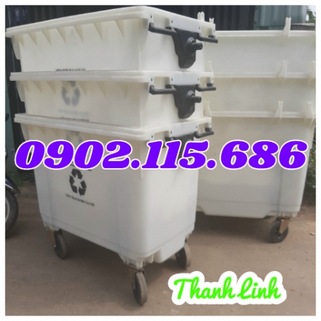Thùng rác 660 lít, thùng rác công nghiệp, thùng đựng rác , thùng rác công cộng, thùng rác 660 lít, t