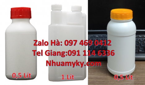 Chai nhựa 500ml 1000ml đựng tinh dầu. Sỉ lẻ Chai nhựa 50 ml nắp vặn, Chai nhựa trong 100 ml nắp vặn