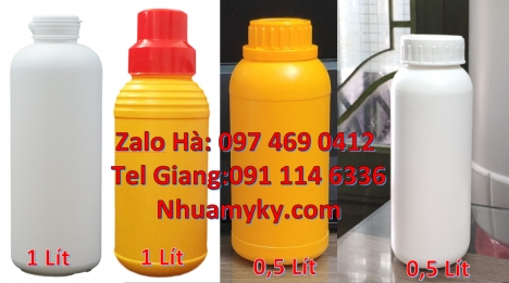 Chai nhựa 500ml 1000ml đựng tinh dầu. Sỉ lẻ Chai nhựa 50 ml nắp vặn, Chai nhựa trong 100 ml nắp vặn