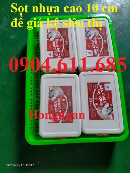 Sọt nhựa để giá kệ, sọt nhựa đựng hàng trong siêu thị, Sọt nhựa đựng hàng tại Hà Nội