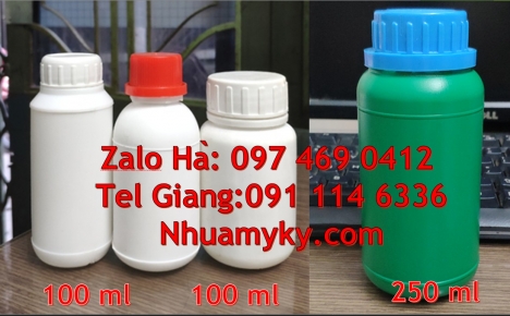 Chai 30ml cao cấp, Chai nhựa tròn, Chai 50ml cao cấp, Cung cấp chai nhựa 250ml 500ml giá sỉ. Chai nh