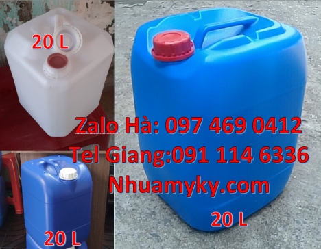 Can nhựa cao cấp 30l, Can 25đựng hóa chất, can 20l giá rẻ, can 25l trắng can 20 lít tròn đựng nước