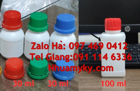 Chai 30ml cao cấp, Chai nhựa tròn, Chai 50ml cao cấp, Cung cấp chai nhựa 250ml 500ml giá sỉ. Chai nh
