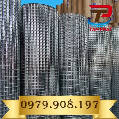 Lưới Thép D2 D2,5 D3 Ô 50×50 Mạ Kẽm