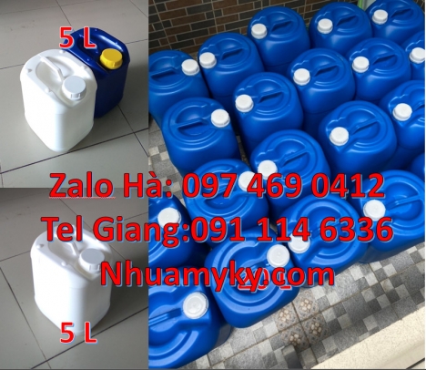 can hdpe, Can 1 lít đựng thuốc sâu, can 1l hdpe vuông, Can 1l chia vạch đựng thuốc diệt rầy, Can 2l