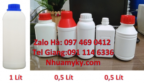 Chai nhựa 500ml 1000ml đựng tinh dầu. Sỉ lẻ Chai nhựa 50 ml nắp vặn, Chai nhựa trong 100 ml nắp vặn
