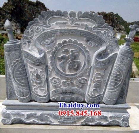 +56 cuốn thư đá đẹp đồng nai - bức bình phong đền chùa bằng đá