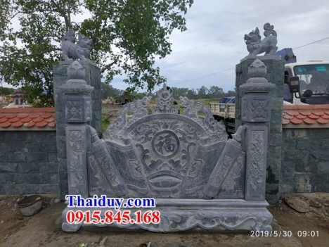 +56 cuốn thư đá đẹp đồng nai - bức bình phong đền chùa bằng đá