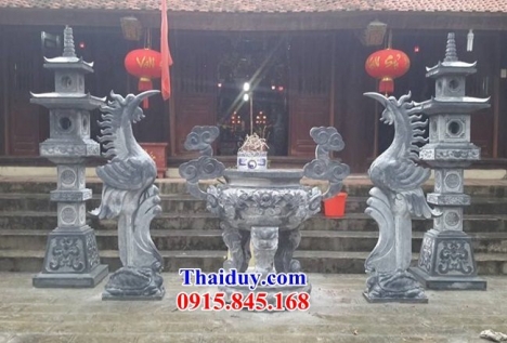 02+ Mẫu lư hương đá đẹp lào cai - đỉnh hương nhà thờ họ bằng đá tự nhiên
