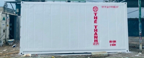 container lạnh 40feet sơn mới