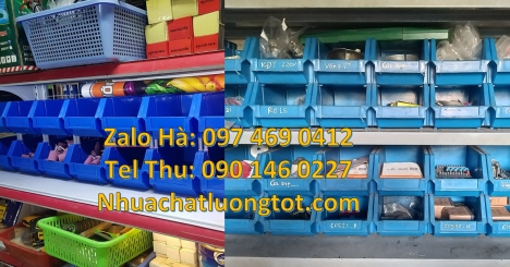 Khay nhựa giá sỉ lẻ, Kệ đựng phụ kiện duy tân, Kệ nhựa cỡ đại, khay đựng ốc vít, khay linh kiện xanh