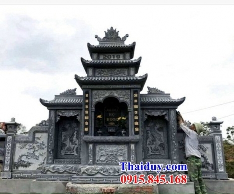 61 lăng thờ đá đẹp cà mau - lăng thờ chung khu nghĩa trang