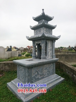 99+ mộ đá đẹp ninh bình - lăng mộ ba mái bằng đá xanh
