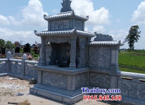 38 Lăng mộ đẹp phú yên - mộ hai mái bằng đá khối
