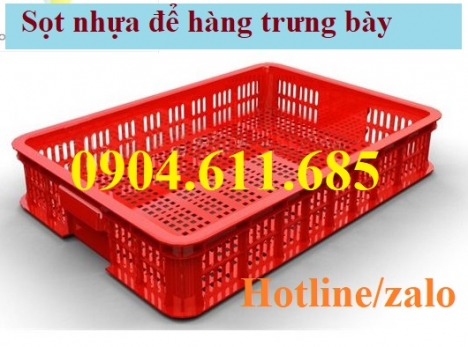 Sọt nhựa để hàng trưng bày, sọt nhựa đựng hoa quả, sọt nhựa tại Hà Nội
