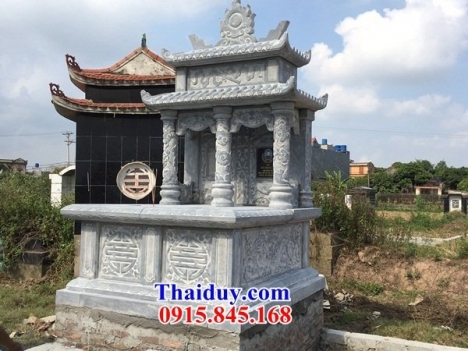 38 Lăng mộ đẹp phú yên - mộ hai mái bằng đá khối