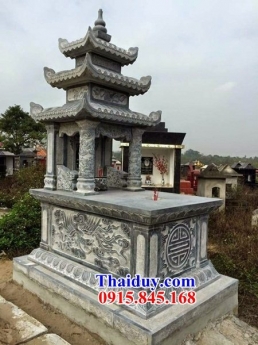 99+ mộ đá đẹp ninh bình - lăng mộ ba mái bằng đá xanh