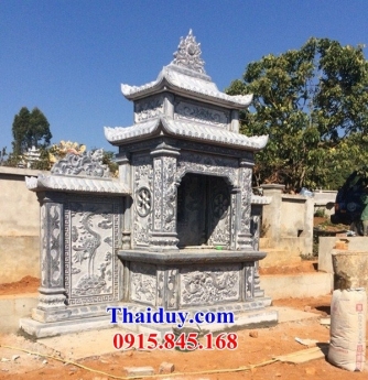 61 lăng thờ đá đẹp cà mau - lăng thờ chung khu nghĩa trang