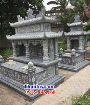 38 Lăng mộ đẹp phú yên - mộ hai mái bằng đá khối