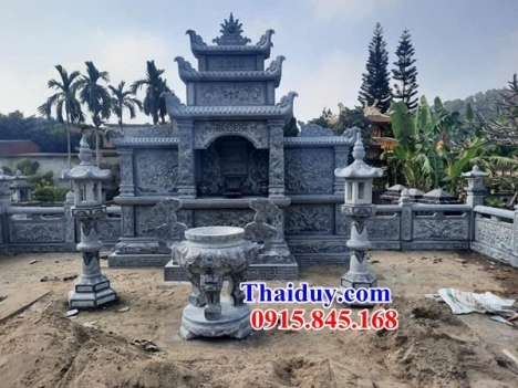 61 lăng thờ đá đẹp cà mau - lăng thờ chung khu nghĩa trang