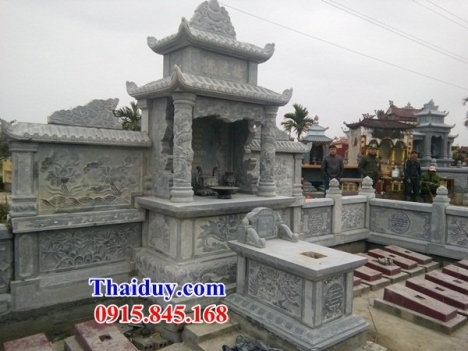 38 Lăng mộ đẹp phú yên - mộ hai mái bằng đá khối
