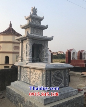 99+ mộ đá đẹp ninh bình - lăng mộ ba mái bằng đá xanh