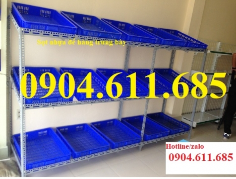 Sọt nhựa để hàng trưng bày, sọt nhựa đựng hoa quả, sọt nhựa tại Hà Nội