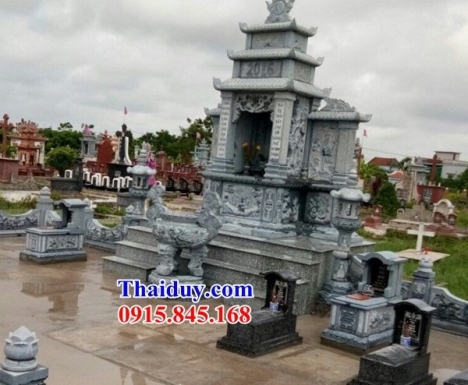 61 lăng thờ đá đẹp cà mau - lăng thờ chung khu nghĩa trang