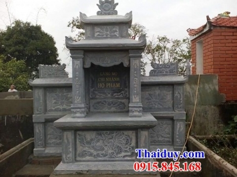 38 Lăng mộ đẹp phú yên - mộ hai mái bằng đá khối