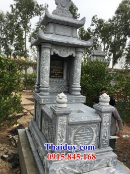 38 Lăng mộ đẹp phú yên - mộ hai mái bằng đá khối