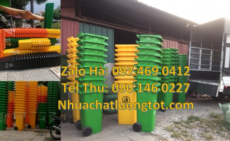 thùng rác 80l, Thùng rác 120l 240l hdpe, thùng rác 60l Thùng rác đạp chân 20l, Thùng rác 120l đạ