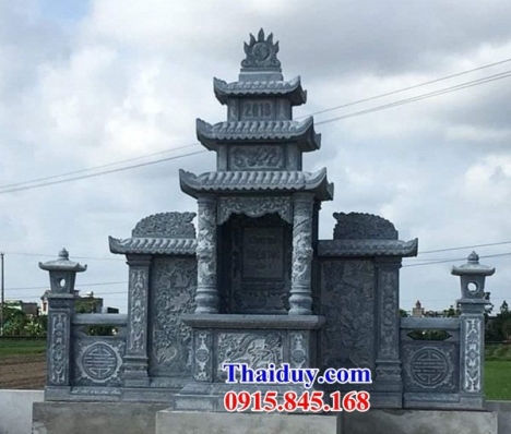 61 lăng thờ đá đẹp cà mau - lăng thờ chung khu nghĩa trang