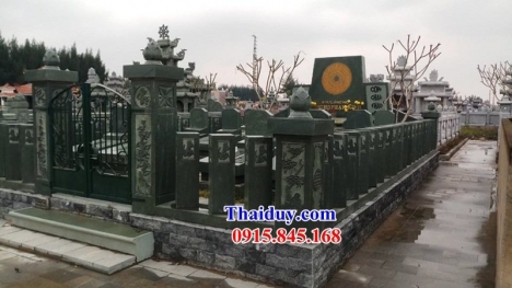089 Mộ đá xanh rêu đẹp - mộ đá không mái quảng ninh