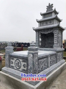 99+ mộ đá đẹp ninh bình - lăng mộ ba mái bằng đá xanh