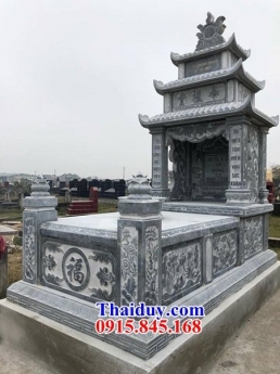 99+ mộ đá đẹp ninh bình - lăng mộ ba mái bằng đá xanh