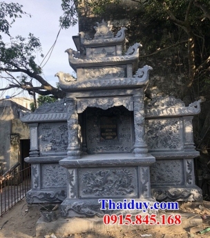 61 lăng thờ đá đẹp cà mau - lăng thờ chung khu nghĩa trang