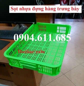 Sọt nhựa để hàng trưng bày, sọt nhựa đựng hoa quả, sọt nhựa tại Hà Nội