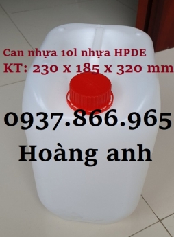 Sản xuất can nhựa, can nhựa màu trắng đựng hóa chất, can nhựa đựng dung môi